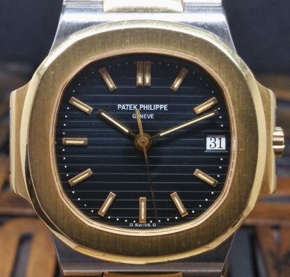 1994 Patek Philippe Nautilus Steel & Gold 3800/001 Blue Dial with Box & Papers