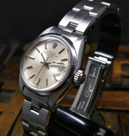 1981 Rolex Date Lady 6916 Silver Dial