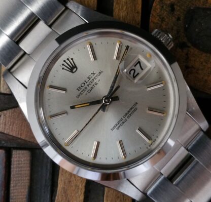 1981 Rolex Date 15000 Silver Dial Unpolished